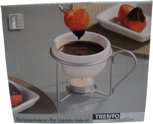 Set na čokoládové fondue 12,5 x 12,5 x 15,5 cm