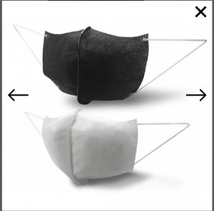 Nanovlákenná rouška BreaSAFE® COMMUNITY MASK | 5ks |Bílá L