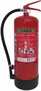 UNIEX Pěnový hasicí přístroj F9 BETA WLi - 9L hašení lithiových baterií